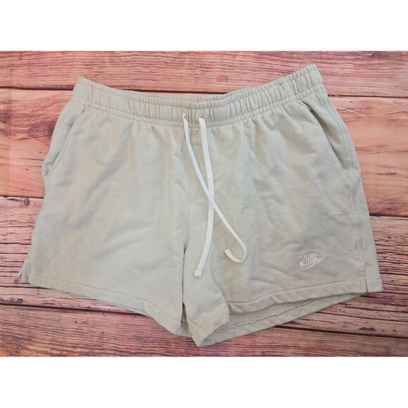 Nike Mens Beige Cotton Sweat Shorts Size XXL - Picture 1 of 6